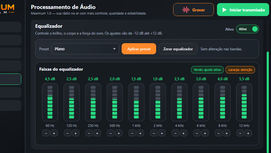 Dê mais equilíbrio, clareza e personalidade ao som da sua rádio